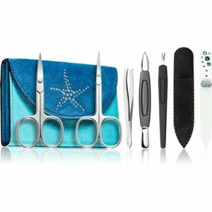 DuKaS Premium Line Solingen 216 set na manikúru Blue-Turquoise(+ puzdro) vyobraziť