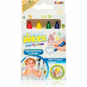 Craze INKEE Bath Crayons farebné ceruzky do kúpeľa 4 ks vyobraziť