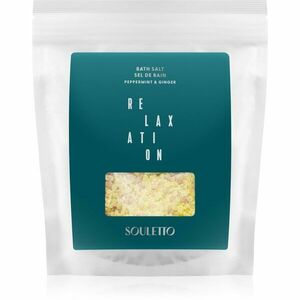 Souletto Peppermint & Ginger Bath Salt soľ do kúpeľa 500 g vyobraziť