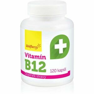 Wolfberry Vitamín B12 BIO kapsuly na podporu zníženia miery únavy a vyčerpania 120 cps vyobraziť