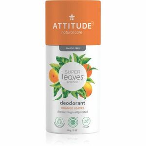 Attitude Super Leaves Deodorant tuhý deodorant bez obsahu hliníkových solí Orange Leaves 85 g vyobraziť