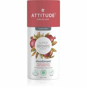 Attitude Super Leaves Deodorant tuhý deodorant bez obsahu hliníkových solí Vine Leaves & Pomegranate 85 g vyobraziť