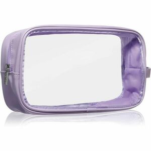 Notino Travel Collection Cosmetic bag transparentná kozmetická taštička L Purple 1 ks vyobraziť