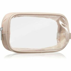 Notino Travel Collection Cosmetic bag transparentná kozmetická taštička transparentný S Beige 20x10x5 cm 1 ks vyobraziť