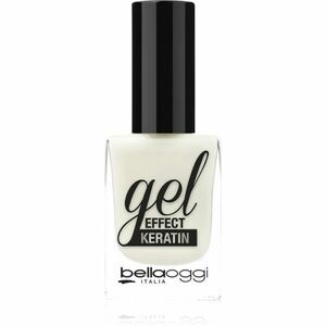 bellaoggi Gel Effect Keratin Nail Polish lak na nechty odtieň Milky White 10 ml vyobraziť