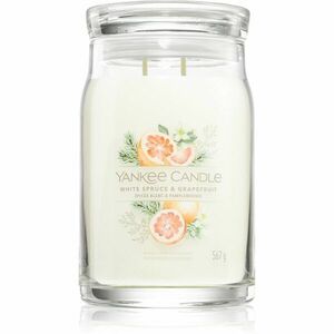 Yankee Candle White Spruce & Grapefruit vonná sviečka 567 g vyobraziť