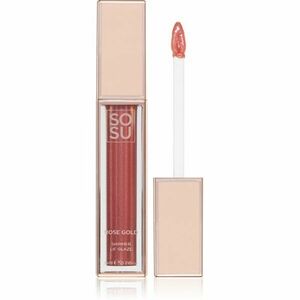 SOSU Cosmetics Shimmer Lip Glaze hydratačný lesk na pery trblietavý odtieň Rose Gold 6 ml vyobraziť