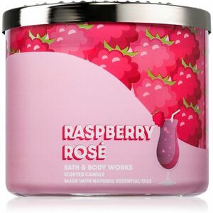 Bath & Body Works Raspberry Rose vonná sviečka 411 g vyobraziť