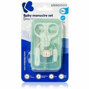 Kikkaboo Baby Manicure Set Savanna Mint sada na starostlivosť o dieťa Mint vyobraziť