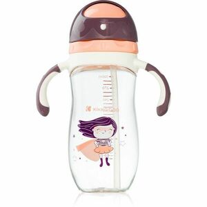 Kikkaboo Sippy Cup with Straw hrnček s rúrkou 12 m+ Supergirl 300 ml vyobraziť