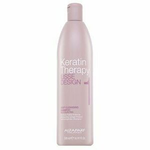 Alfaparf Milano Lisse Design Keratin Therapy Deep Cleansing Shampoo hĺbkovo čistiaci šampón pre všetky typy vlasov 500 ml vyobraziť