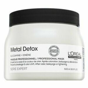 L´Oréal Professionnel Série Expert Metal Detox Professional Mask maska pre ochranu a lesk vlasov 500 ml vyobraziť