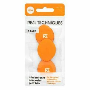 Real Techniques Mini Miracle Concealer Puff Trio hubka na make-up vyobraziť