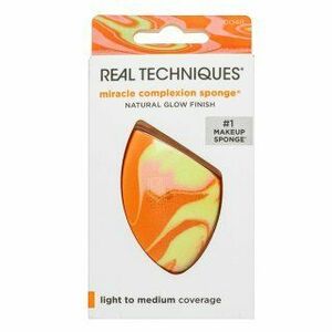 Real Techniques Orange Crush Miracle Complexion Sponge hubka na make-up vyobraziť