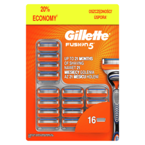 GILLETTE Fusion Náhradné hlavice 16 ks vyobraziť