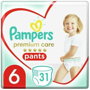 PAMPERS Premium Care Pants S6, 15+ kg 31 ks vyobraziť