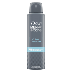 Dove Men+Care Clean comfort antiperspirant 150 ml vyobraziť