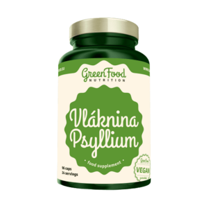 GREENFOOD NUTRITION Vláknina Psyllium 96 kapsúl vyobraziť