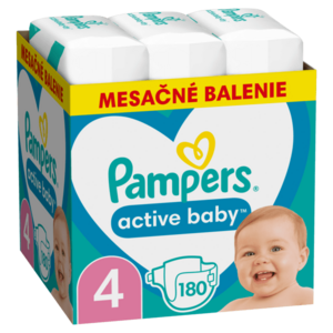 PAMPERS Active Baby S4 9-14kg, 180 ks vyobraziť