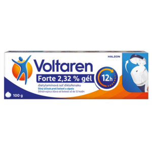 VOLTAREN Forte 2, 32% gél s diklofenakom na bolesť chrbta, svalov a kĺbov 100 g vyobraziť