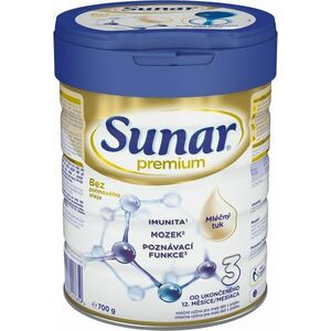 SUNAR Premium 3 batoľacie mlieko 700 g vyobraziť