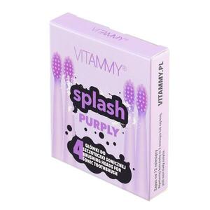 VITAMMY SPLASH Náhradné násady na zubné kefky fialová 4 ks vyobraziť