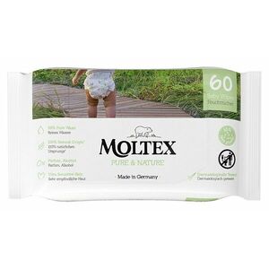 MOLTEX Pure & Nature Eko Vlhčené obrúsky na báze vody 60 ks vyobraziť