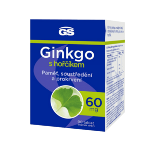 GS GS Ginkgo 60 mg s horčíkom, 60 tabliet 60 tabliet vyobraziť