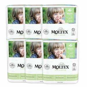 MOLTEX Plienky Maxi 7-14 kg ekonomické balenie 6 x 29 ks vyobraziť