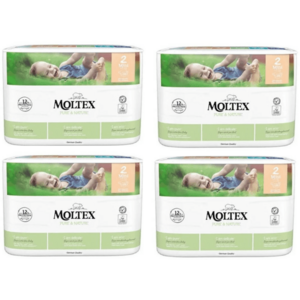 MOLTEX Plienky Mini 3-6 kg ekonomické balenie 4 x 38 ks vyobraziť