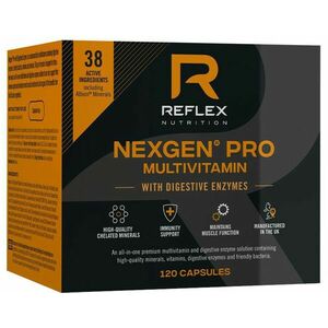 REFLEX NUTRITION Nexgen® PRO + Digestive Enzymes 120 kapsúl vyobraziť