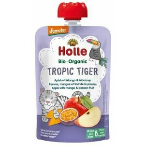 HOLLE Tropic Tiger Bio ovocné pyré jablko, mango a maracuja, (8m+) 100 g vyobraziť