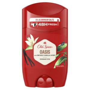 OLD SPICE Oasis Tuhý dezodorant pre mužov, 48h sviežosť s vôňou dymovej vanilky 50 ml vyobraziť