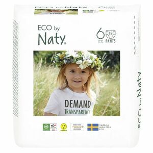 ECO BY NATY Nohavičky plienkové jednorázové 6, 16+kg 18 ks vyobraziť