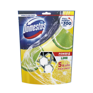 DOMESTOS Power 5 Lime WC blok 5 x 55 g vyobraziť