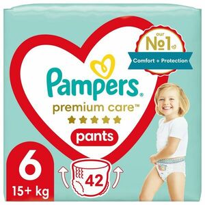 PAMPERS Premium Care Velikost 6, 15+ kg, 42 ks vyobraziť