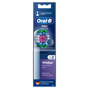 ORAL-B Pro 3D White náhradné hlavice 2 ks vyobraziť