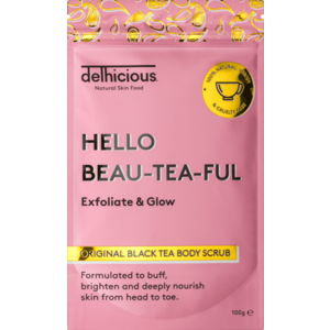 DELHICIOUS Black Tea Body Scrub Original 100 g vyobraziť