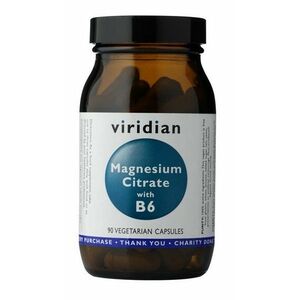 VIRIDIAN Magnesium Citrate with Vitamin B6 90 kapsúl vyobraziť