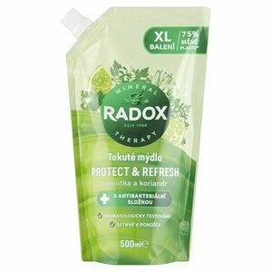 RADOX Tekuté mydlo s náhradnou náplňou s antibakteriálnou zložkou Protect + Refresh 500 ml vyobraziť