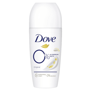 DOVE Pôvodný 0% ALU deo roll-on 50 ml vyobraziť