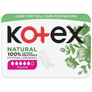 KOTEX Natural Super 7 ks vyobraziť