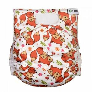 T-TOMI Nohavičková plienka AIO - prebaľovací set suchý zips, foxes, 3-15 kg vyobraziť