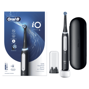 ORAL-B iO Series 4 Black Elektrická Zubná Kefka vyobraziť