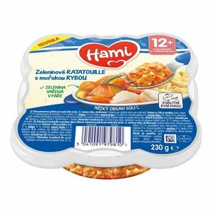 HAMI mäsovo-zeleninový tanierik Zeleninové ratatouille s morskou rybou 230 g vyobraziť