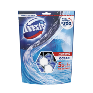 DOMESTOS Power 5 Ocean WC blok 5 x 55 g vyobraziť