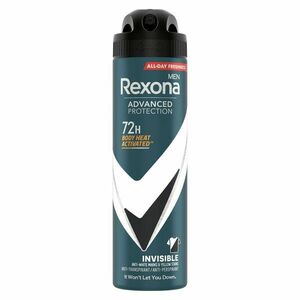 REXONA MEN Invisible Black + White antiperspirant sprej 150 ml vyobraziť