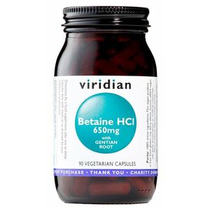 VIRIDIAN Betaine HCL 90 kapsúl vyobraziť