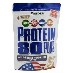 WEIDER Protein 80 Plus wildberry-yoghurt 500 g vyobraziť