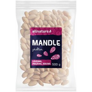 ALLNATURE Mandle lúpané pražené solené 500 g vyobraziť